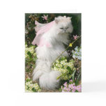 FANTASY PRINCESS CAT IN FLOWER GARDEN