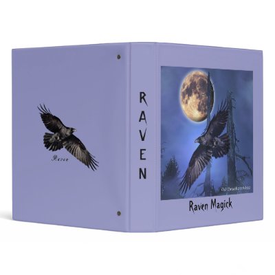 Fantasy Raven Binder by HANDPRINTS