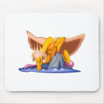 Fantasy Sad Old Dragon Mouse Pads