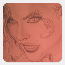 fantasy square stickers