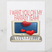 Fantasy Team Personalized Flyer