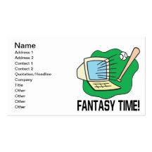 Fantasy Time Business Cards