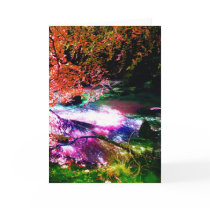 FANTASY WOODLAND STREAM CARDS