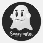 Fantôme mignon effrayant heureux de vampire de kaw autocollants