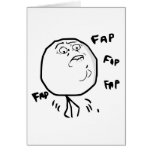 Fap Meme - Vertical Greeting Card