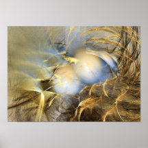 Far from the treacherous world - fractal art poster