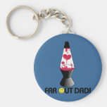 Far Out Dad Key Chains