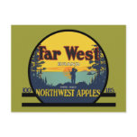 Far West Apples Postcard