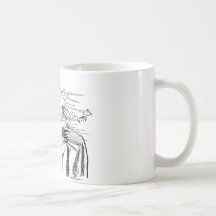farao com mesa egito antigo coffee mug