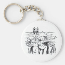 farao com mesa egito antigo keychain