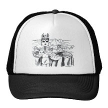 farao com mesa egito antigo mesh hat