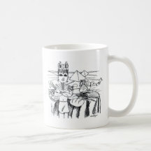 farao com mesa egito antigo mugs