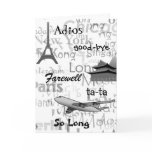 Farewell Greeting Card