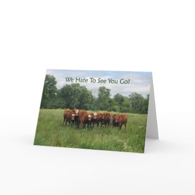 Farewell Group Card by StarStock