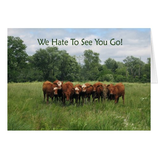 Farewell Group Card