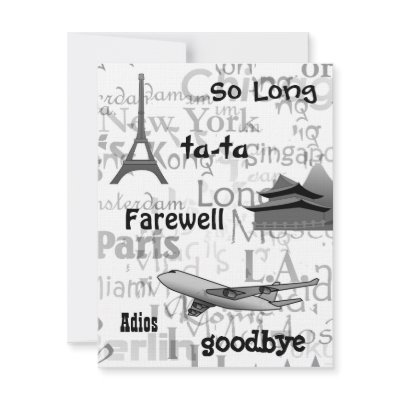 Farewell Party Invitation by DizzyDebbie