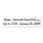Farewell to Hope