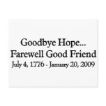 Farewell to Hope