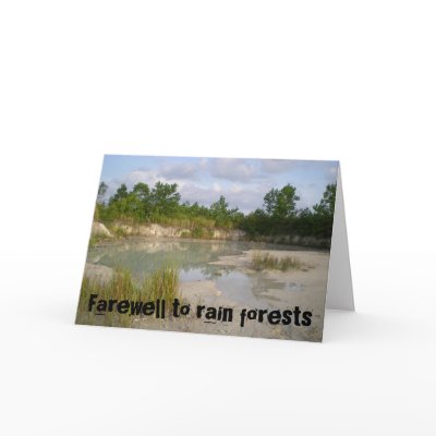 Farewell to rain forests card by Rebecca_Reeder