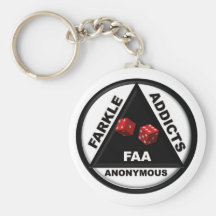 Farkle Addicts Anonymous (2010 Version) Key Chains