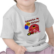 Farm 2nd Birthday T-shirts
