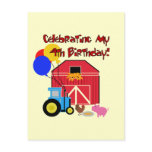 Farm 4th Birthday Tshirts and Gifts