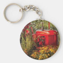 Farm - A pony grazing Keychains