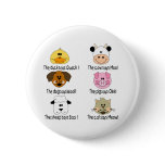 Farm Animals Sounds Pinback Buttons