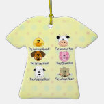 Farm Animals Sounds Christmas Ornament