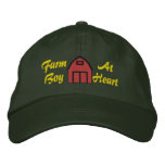 Farm Boy At Heart Embroidered Hat embroidered hats