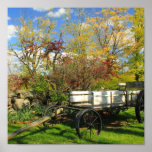 Farm Cart at Apple Orchard Posters