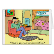 Farm Cartoon Cow Humour