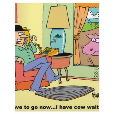 Farm Cartoon Cow Humour by agriculture_gifts