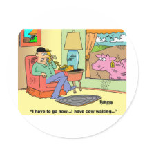 Farm Cartoon Cow Humour