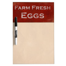 Farm Fresh Eggs Dry Erase Board