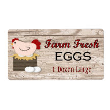 Farm Fresh Eggs Label