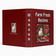 Farm Fresh Recipes Binder