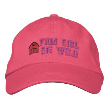 Farm Girl Gone Wild Embroidered Hat