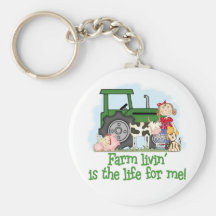 Farm Livin' (Girl) Keychains