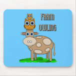 farm owling mousepad