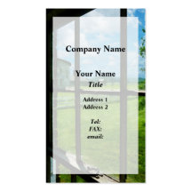 Farm Through Window Business Card