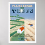 Farm Tree Conservation 1940 WPA posters