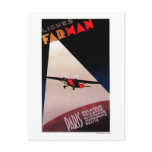 Farman Airlines Farman 300 Monoplane Promo Poster Post Cards
