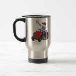 Farmer Driving Ride On Mower Tractor Mugs