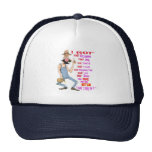 Farmer funny cartoon mesh hats