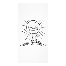Farmer Sunrise Photo Card