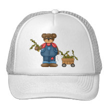 Farmer Teddy Bear Hats