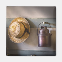 Farmer -  The coat rack Fridge Magnets