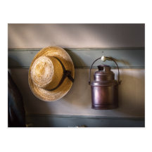 Farmer -  The coat rack Postcard