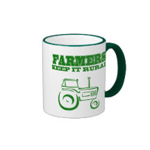 Farmers Keep It Rural Coffee Mugs